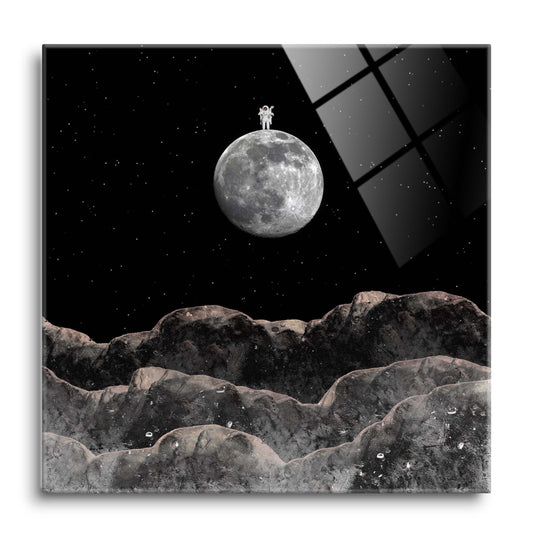 Tiny Moon Man | Hi-Def Glass Art | Eaches | Min 1