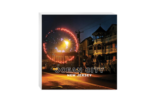 OCNJ Photo With Text | Wood Block | Eaches | Min 2