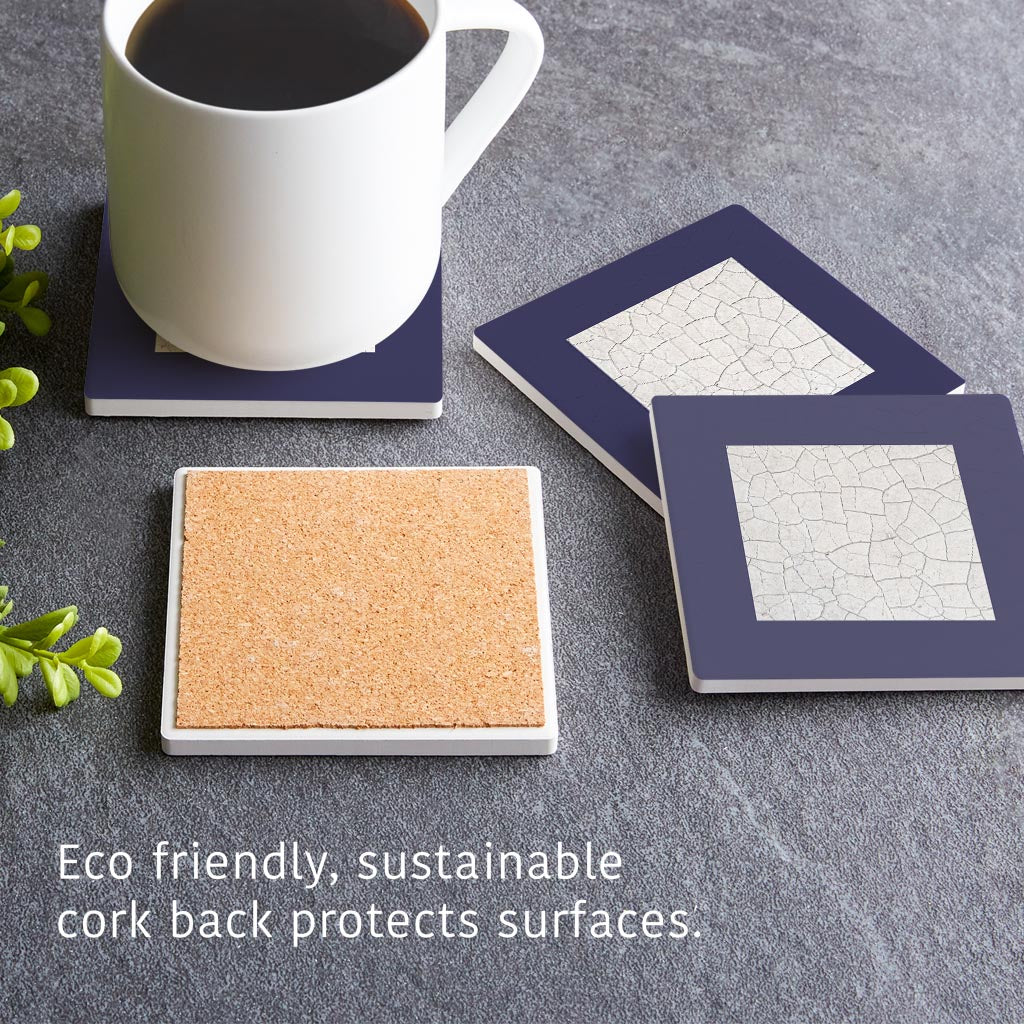 Nautical Flag Papa | Absorbent Coasters | Set of 4 | Min 2