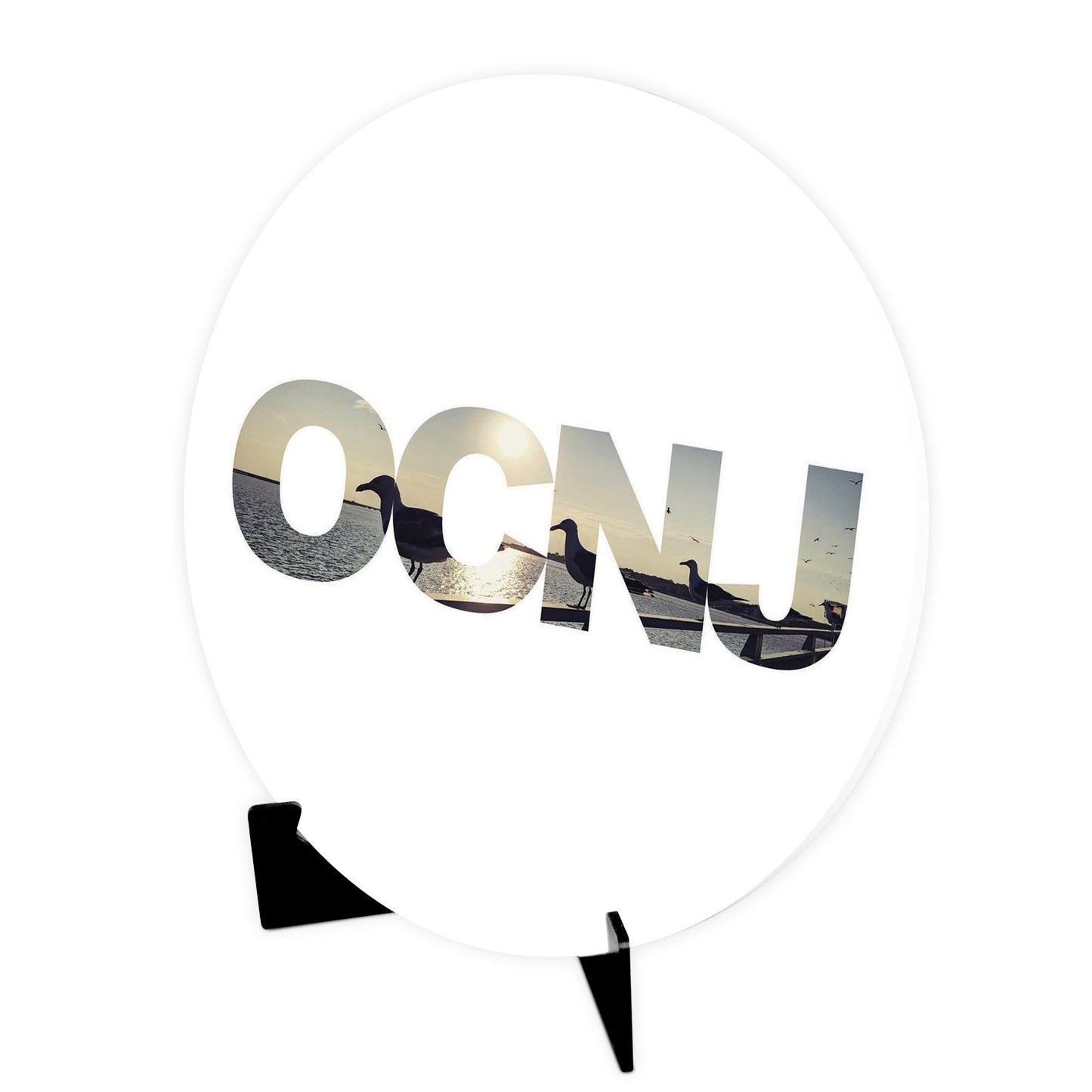 OCNJ Photo With Text | Wood Sign | Eaches | Min 1
