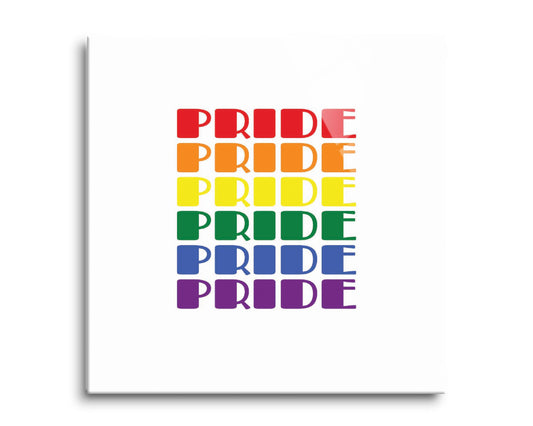 Minimalistic Pride| Hi-Def Glass Art | Eaches | Min 2
