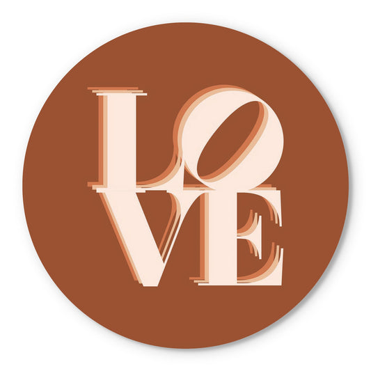 Modern Minimalist Pennsylvania Love Dark | Wood Sign | Eaches | Min 1