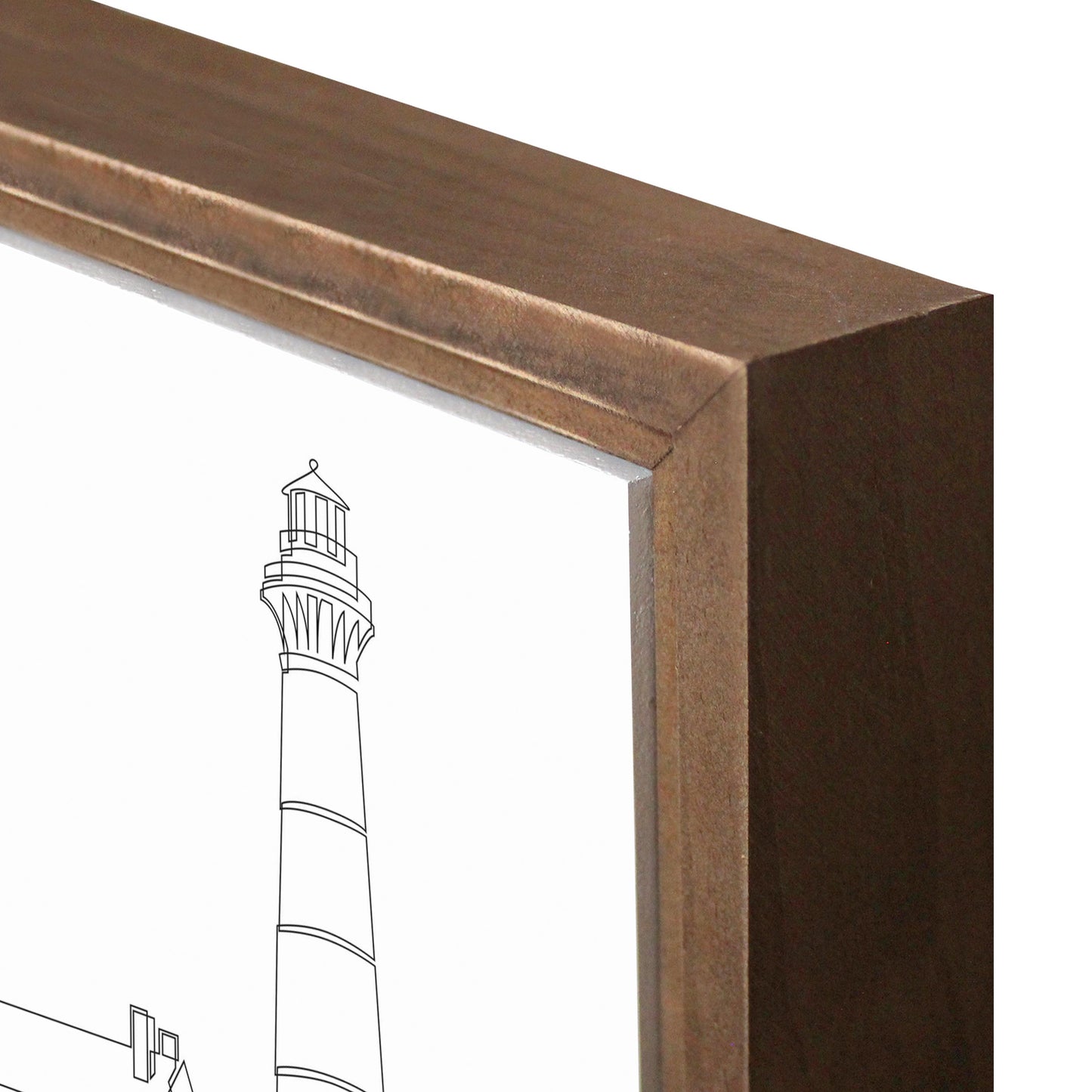 Bodie Island Lighthouse | Wood Sign | Eaches | Min 1