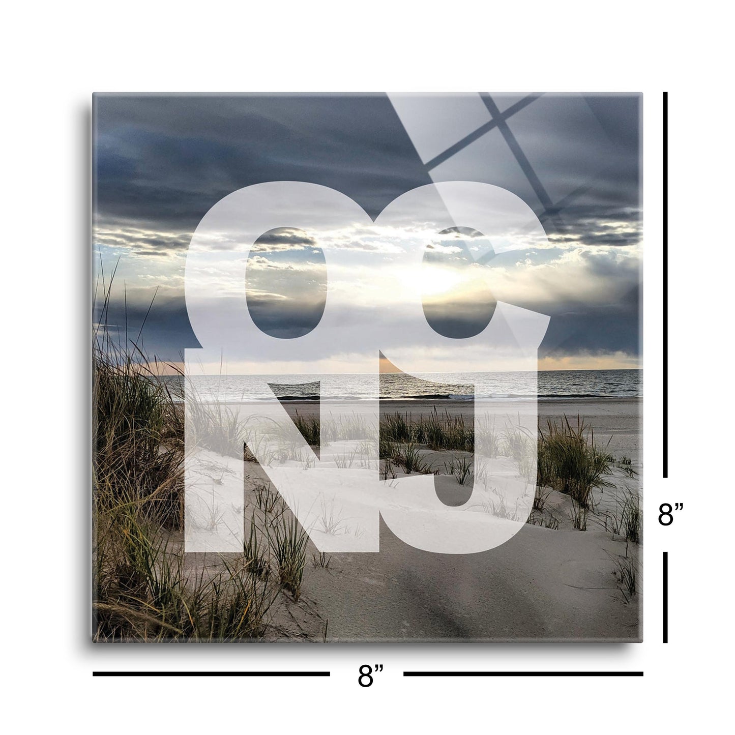 OCNJ Photo With Text | Hi-Def Glass Art | Eaches | Min 2