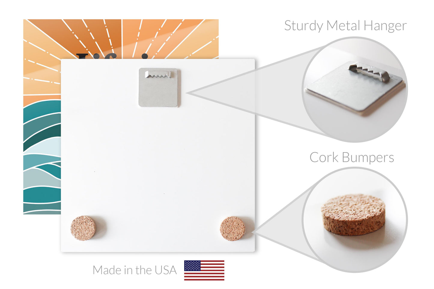 Life Is Better At The Beach | Hi-Def Glass Art | Eaches | Min 2