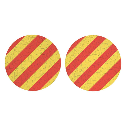 Nautical Flag Yankee| Absorbent Car Coasters | Set of 2 | Min 4