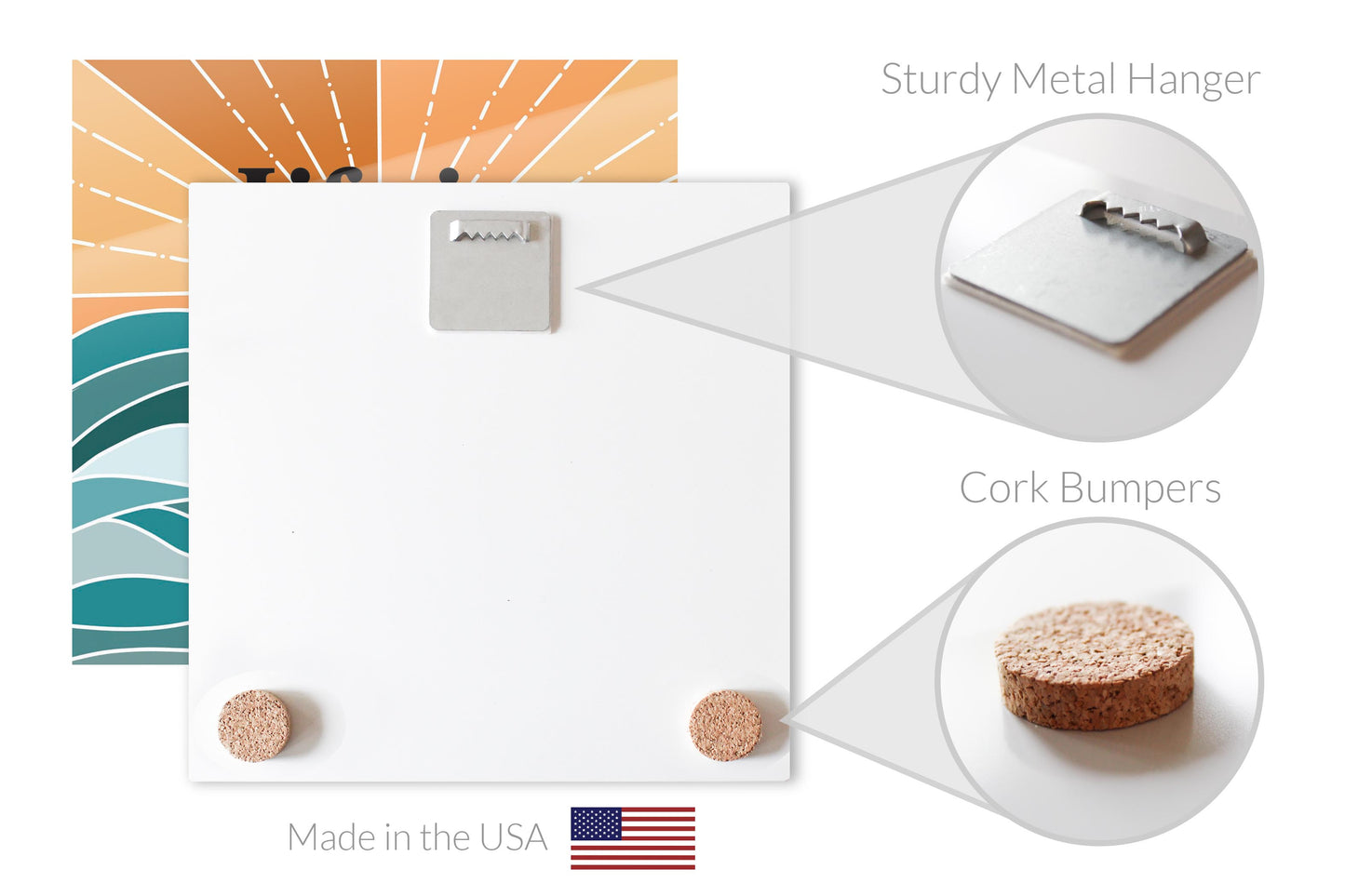 Life Is Better At The Beach | Hi-Def Glass Art | Eaches | Min 1