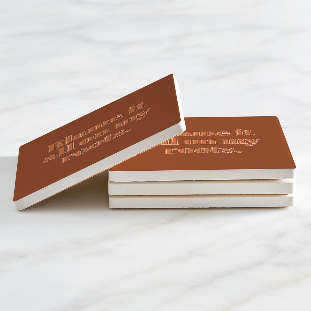Modern Minimalist Arkansas Roots | Absorbent Coasters | Set of 4 | Min 2
