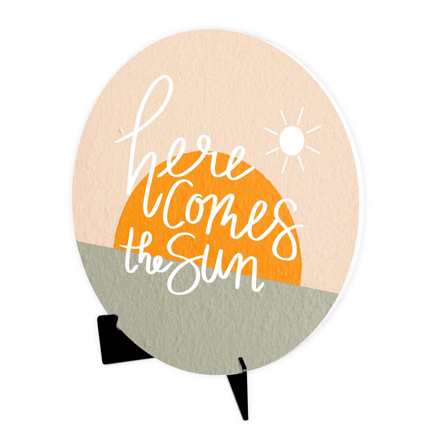 Here Comes The Sun Texture | Wood Sign | Eaches | Min 1