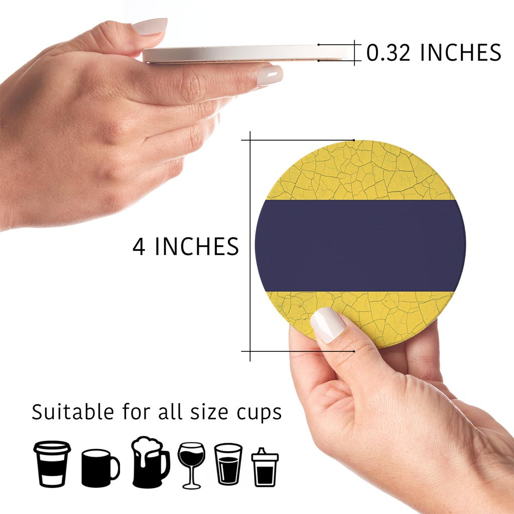 Nautical Flag Delta | Absorbent Coasters | Set of 4 | Min 2