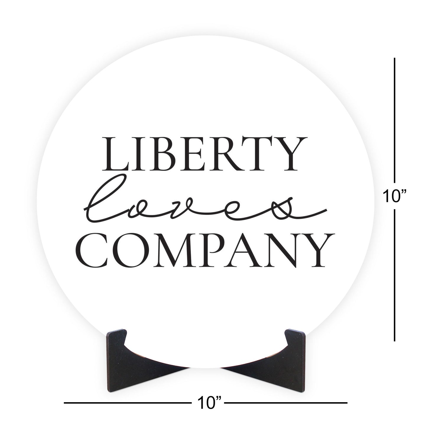 Minimalistic B&W Pennsylvania Liberty Quip | Wood Sign | Eaches | Min 1