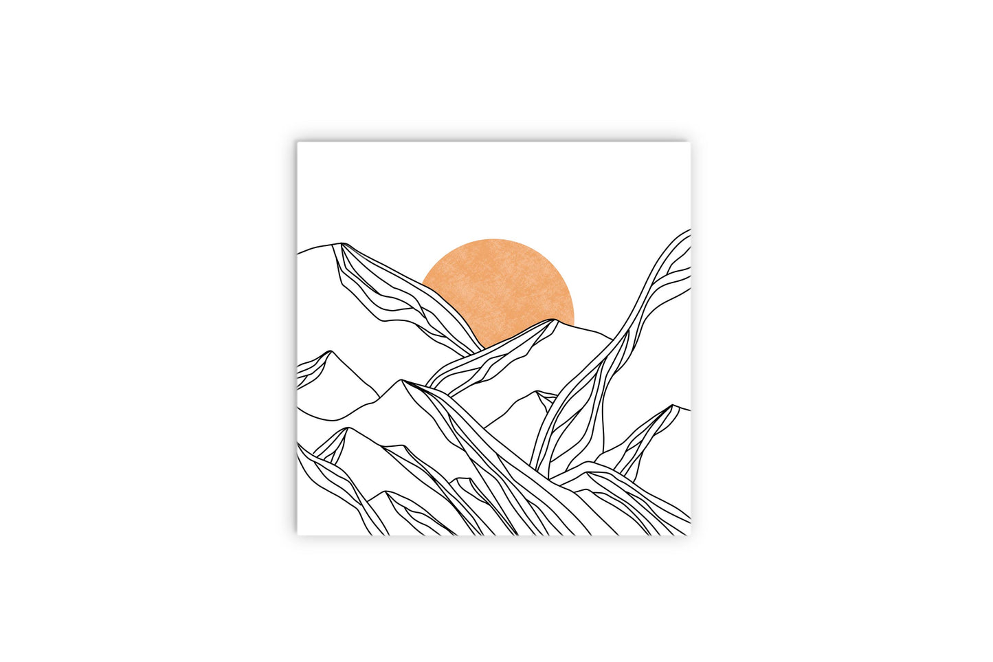 White Mountain Sun Lines | Wood Sign | Eaches | Min 2