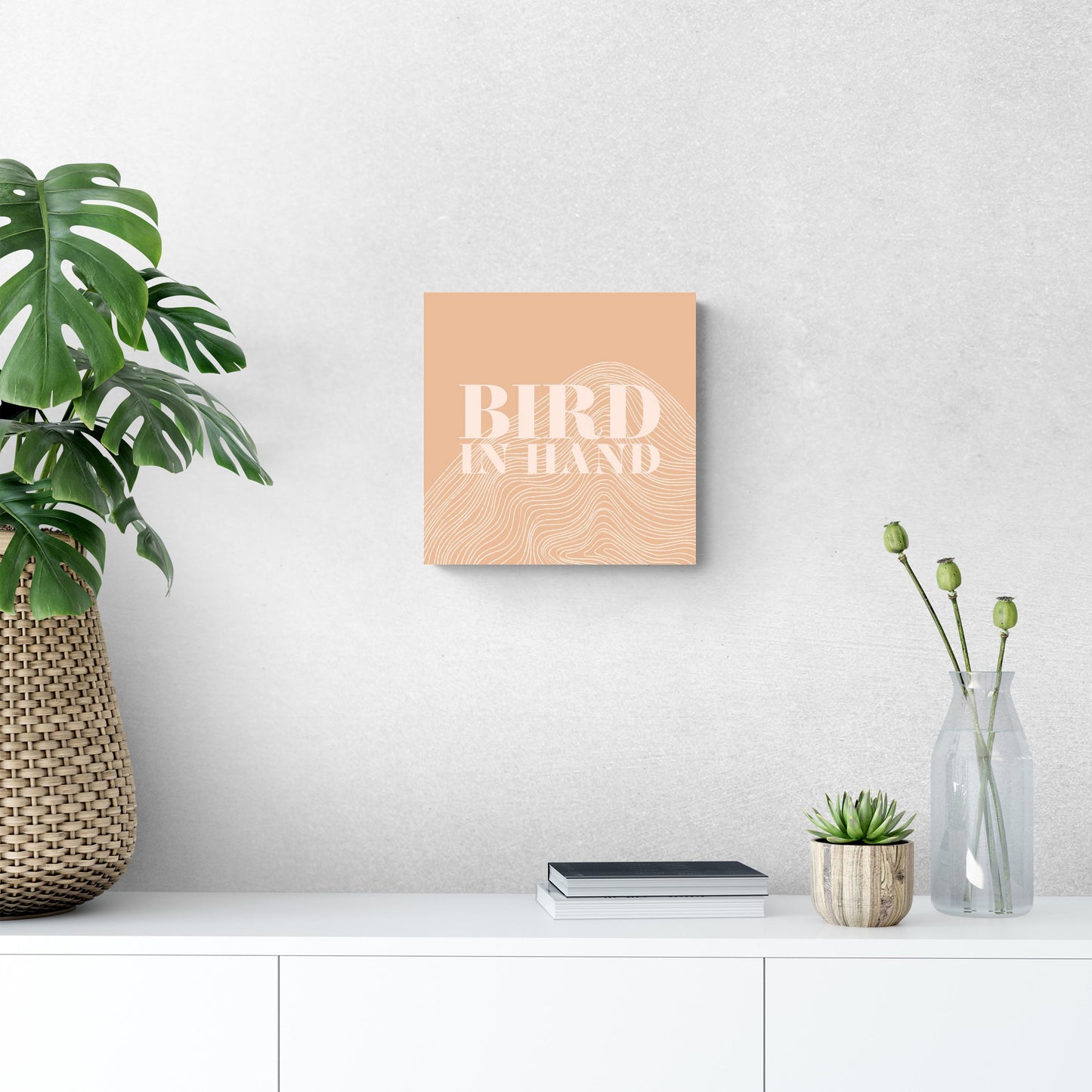 Modern Minimalist Pennsylvania Bird Quip | Wood Sign | Eaches | Min 2
