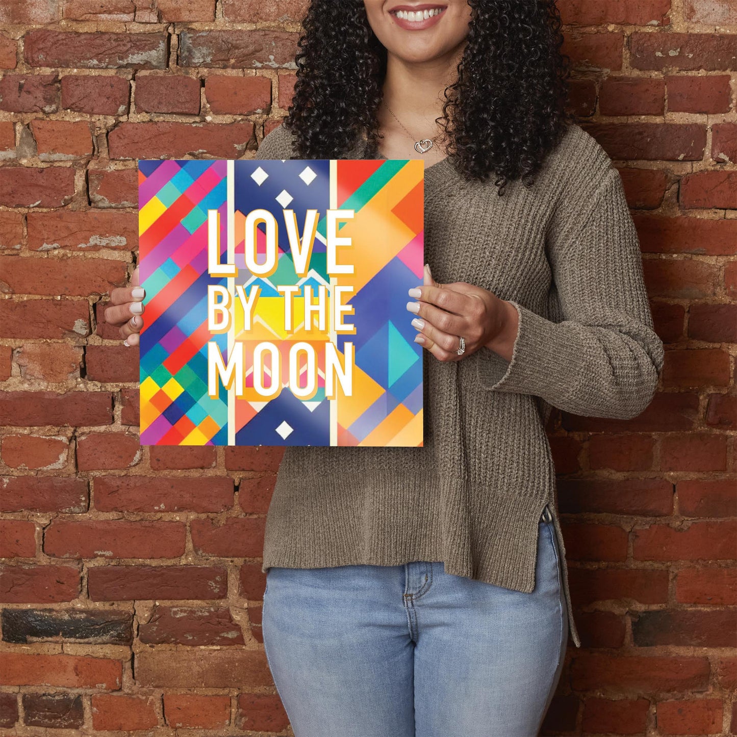 Love By The Moon | Hi-Def Glass Art | Eaches | Min 1