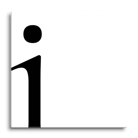 Minimal Monogram I | Hi-Def Glass Art | Eaches | Min 1