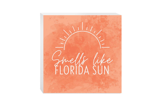 Smells Like Florida Sun Pink | Wood Block | Eaches | Min 2