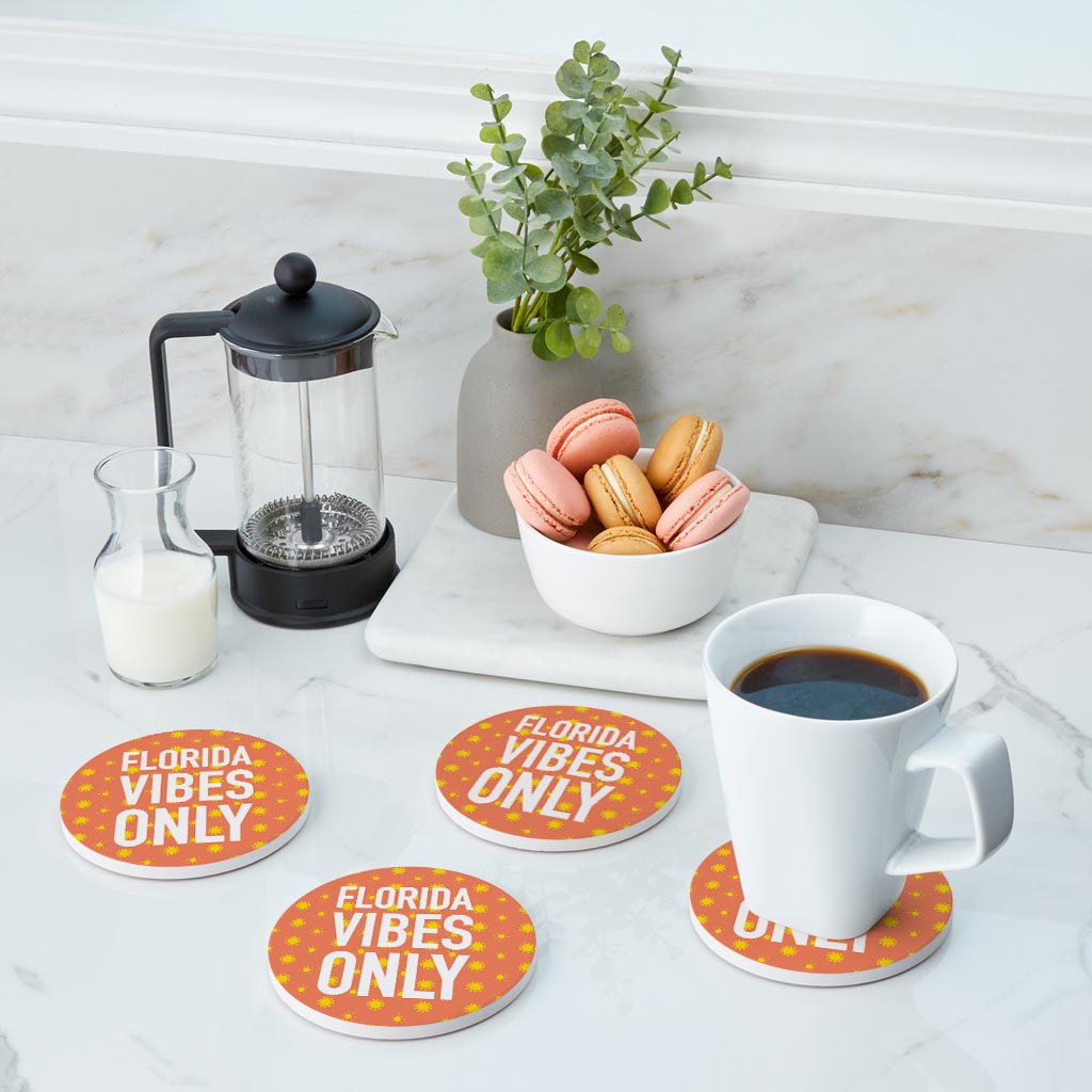 Florida Vibes Only| Absorbent Coasters | Set of 4 | Min 2