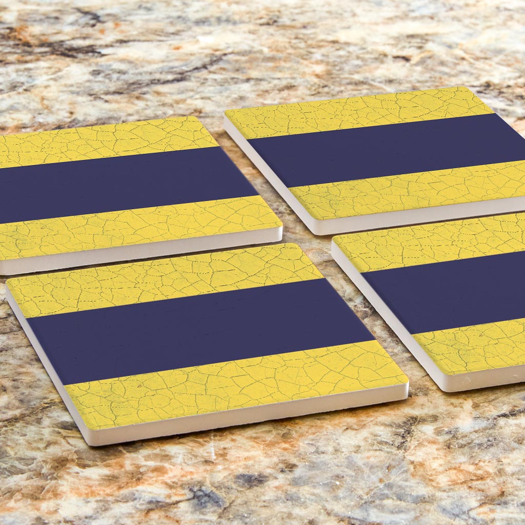 Nautical Flag Delta | Absorbent Coasters | Set of 4 | Min 2