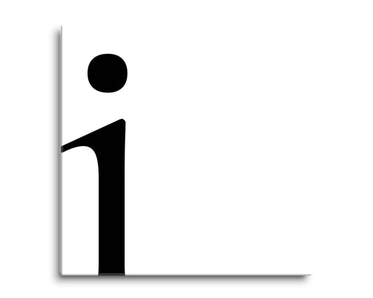 Minimal Monogram I | Hi-Def Glass Art | Eaches | Min 2