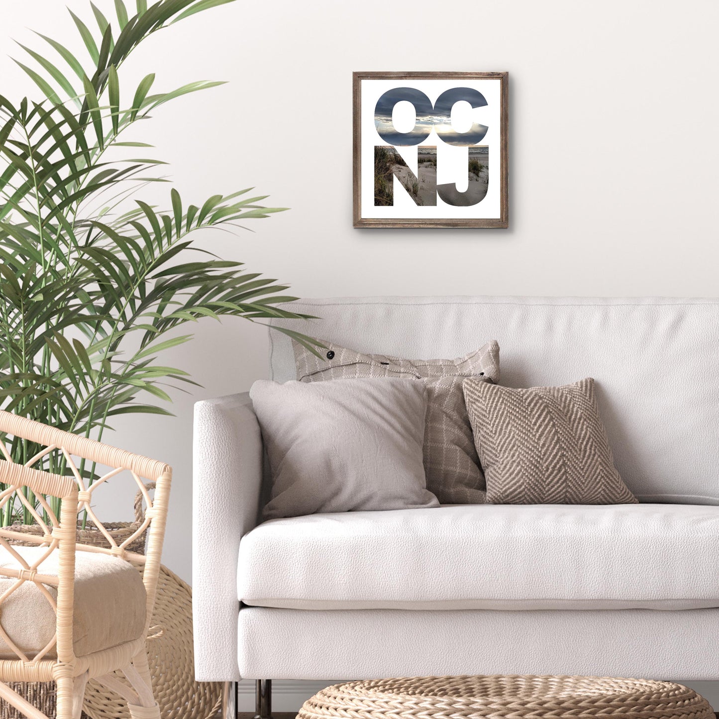 OCNJ Photo With Text | Wood Sign | Eaches | Min 1