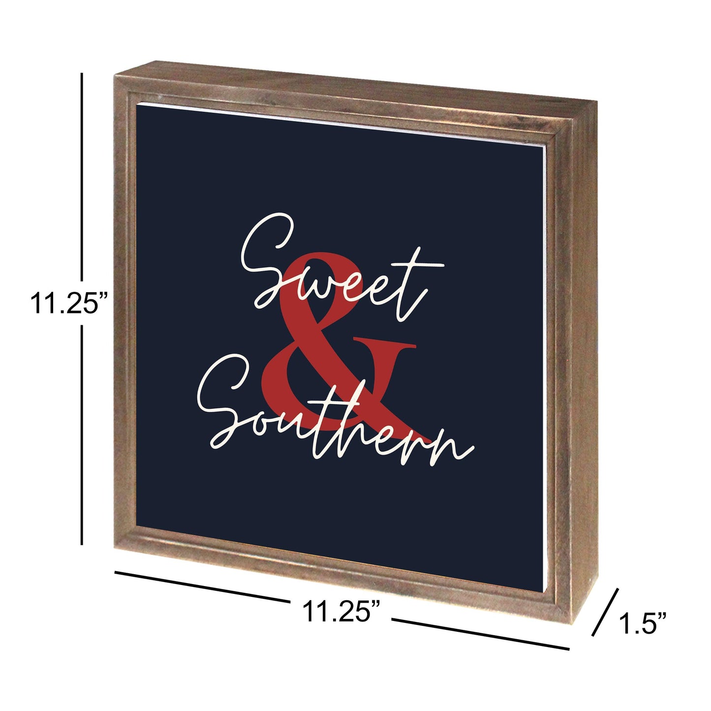 Modern Minimalist Texas Colors Sweet Southern | Wood Sign | Eaches | Min 1