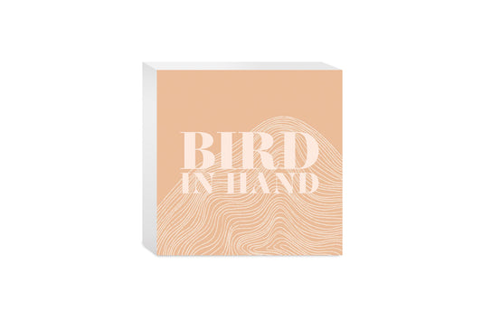 Modern Minimalist Pennsylvania Bird Quip | Wood Block | Eaches | Min 4
