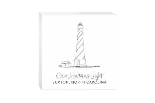 Cape Hatteras Light | Wood Block | Eaches | Min 2