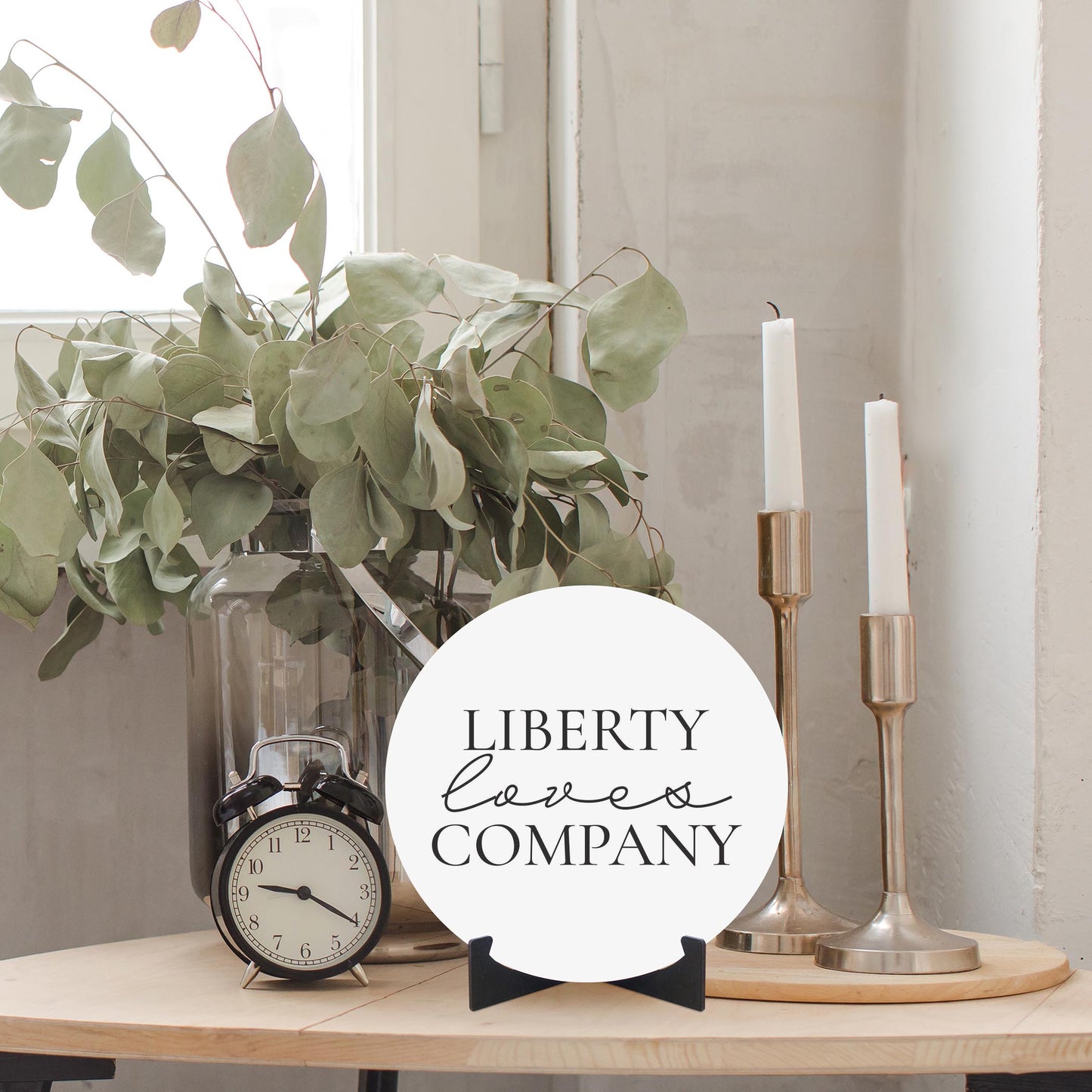 Minimalistic B&W Pennsylvania Liberty Quip | Wood Sign | Eaches | Min 1