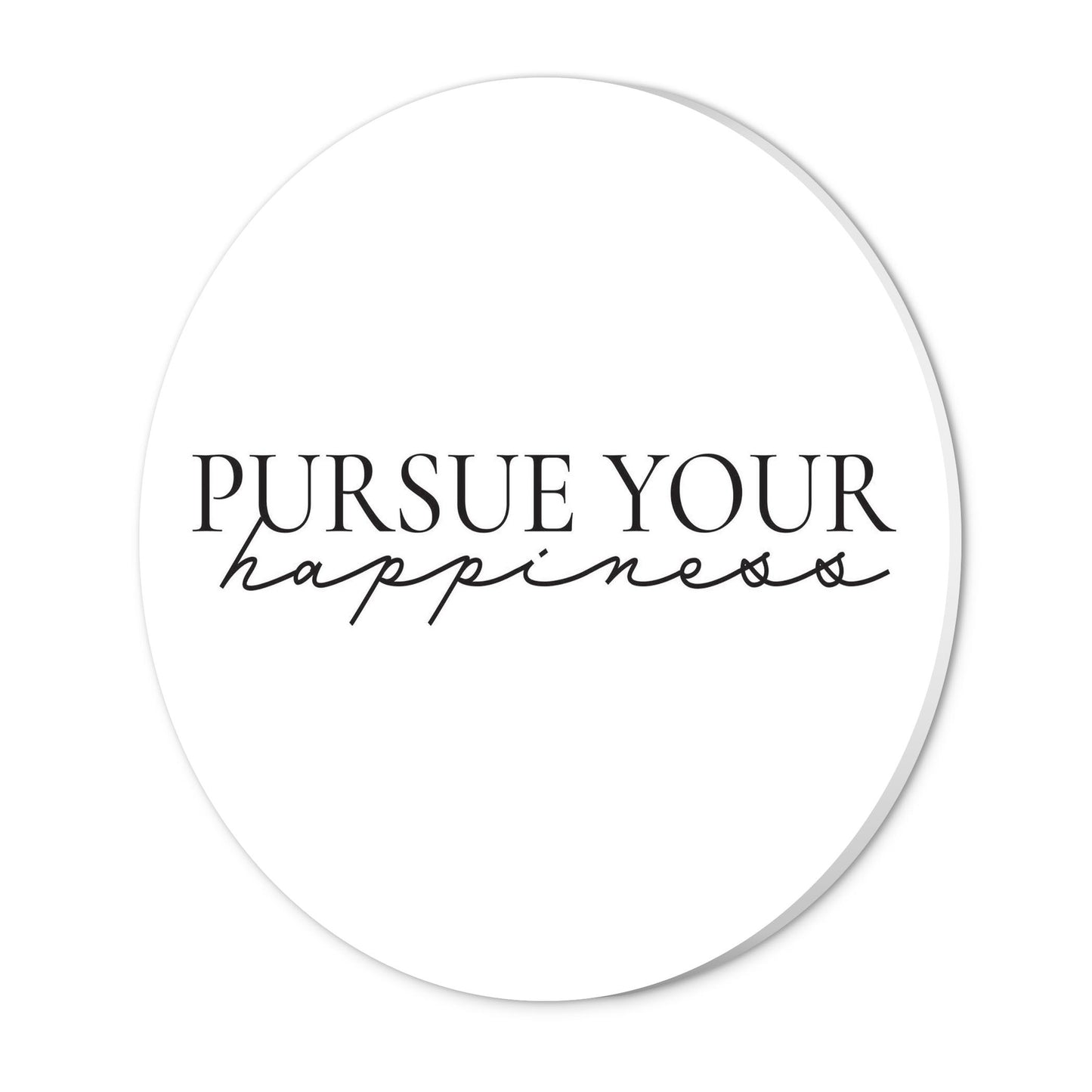 Minimalistic B&W Pennsylvania Happiness Quip | Wood Sign | Eaches | Min 1