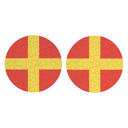 Nautical Flag Romeo| Absorbent Car Coasters | Set of 2 | Min 4