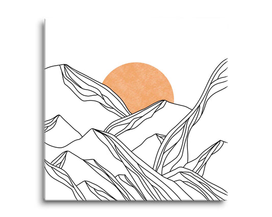 White Mountain Sun Lines | Hi-Def Glass Art | Eaches | Min 2