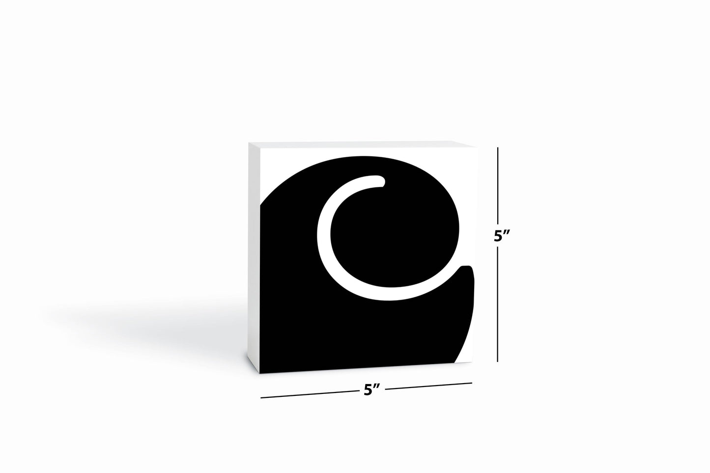 Fun Chunky Monogram C | Wood Block | Eaches | Min 4