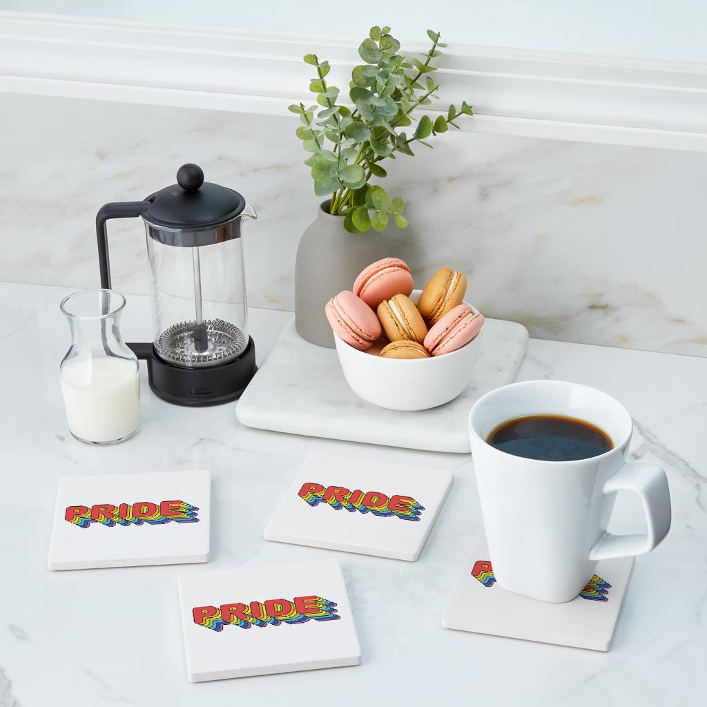 Retro Pride | Absorbent Coasters | Set of 4 | Min 2