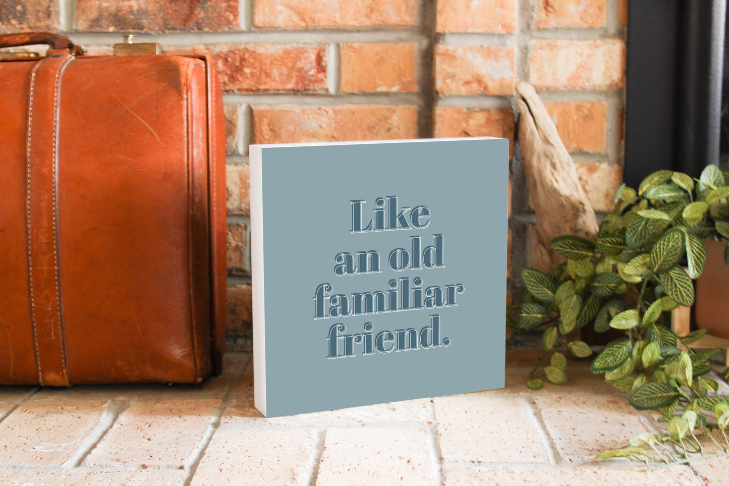 Modern Minimalist Arkansas Familiar Friend | Wood Block | Eaches | Min 2