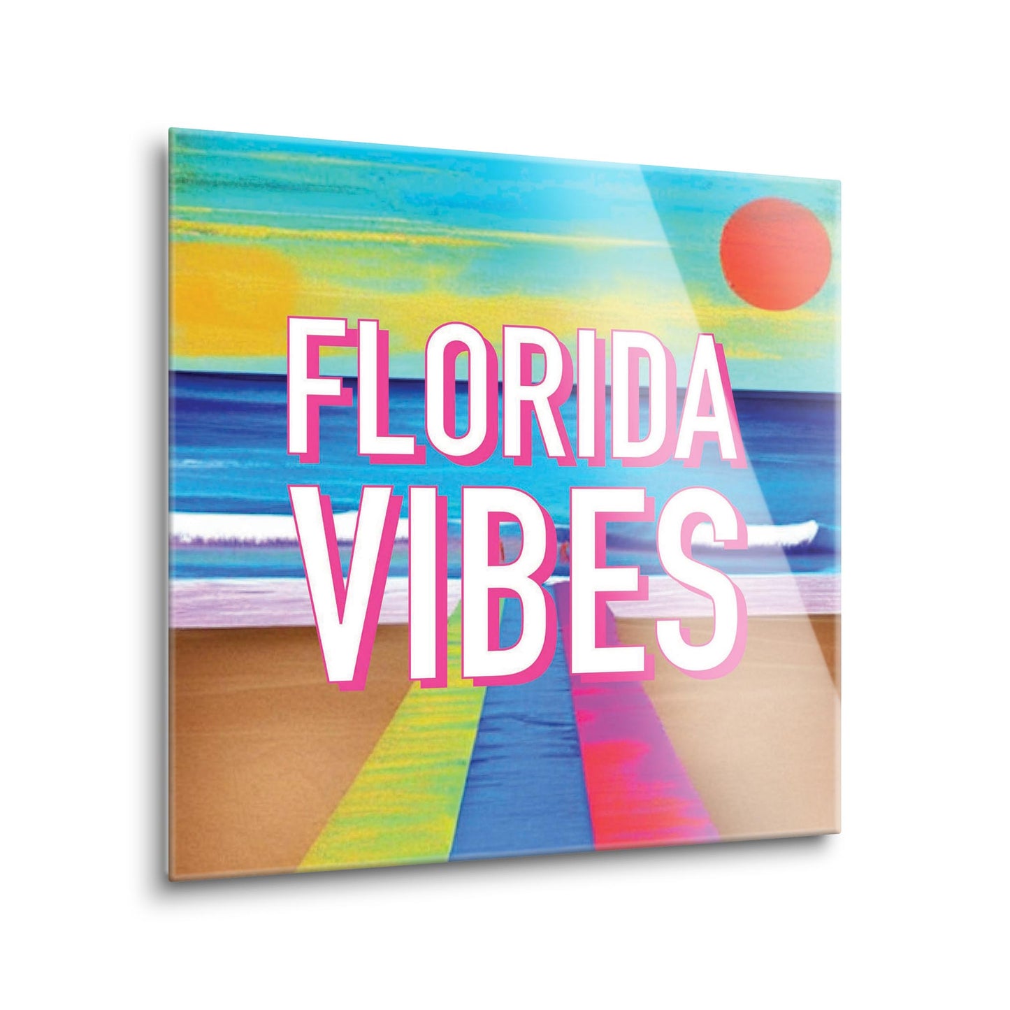 Florida Vibes | Hi-Def Glass Art | Eaches | Min 1