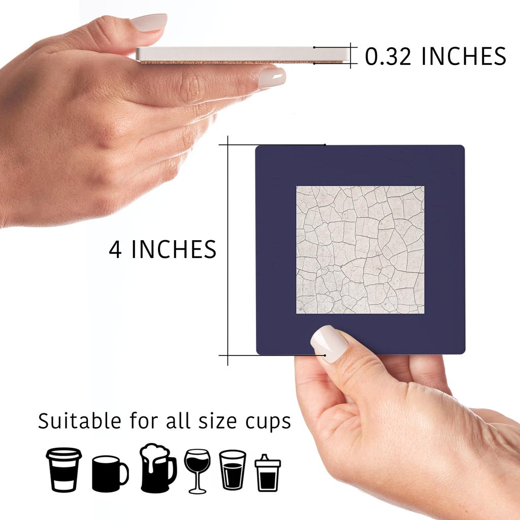 Nautical Flag Papa | Absorbent Coasters | Set of 4 | Min 2