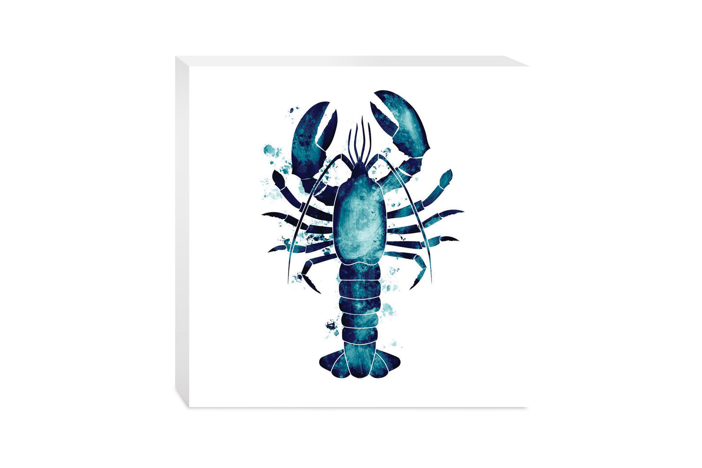 New England Water Color Lobster | Wood Block | Eaches | Min 2