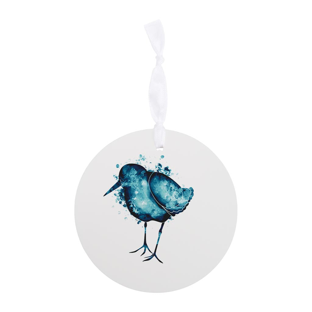 New England Water Color Sand Piper| Wood Ornament | Eaches | Min 6