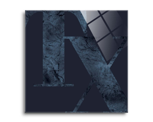 Modern Minimalist Texas Blue Tx | Hi-Def Glass Art | Eaches | Min 2