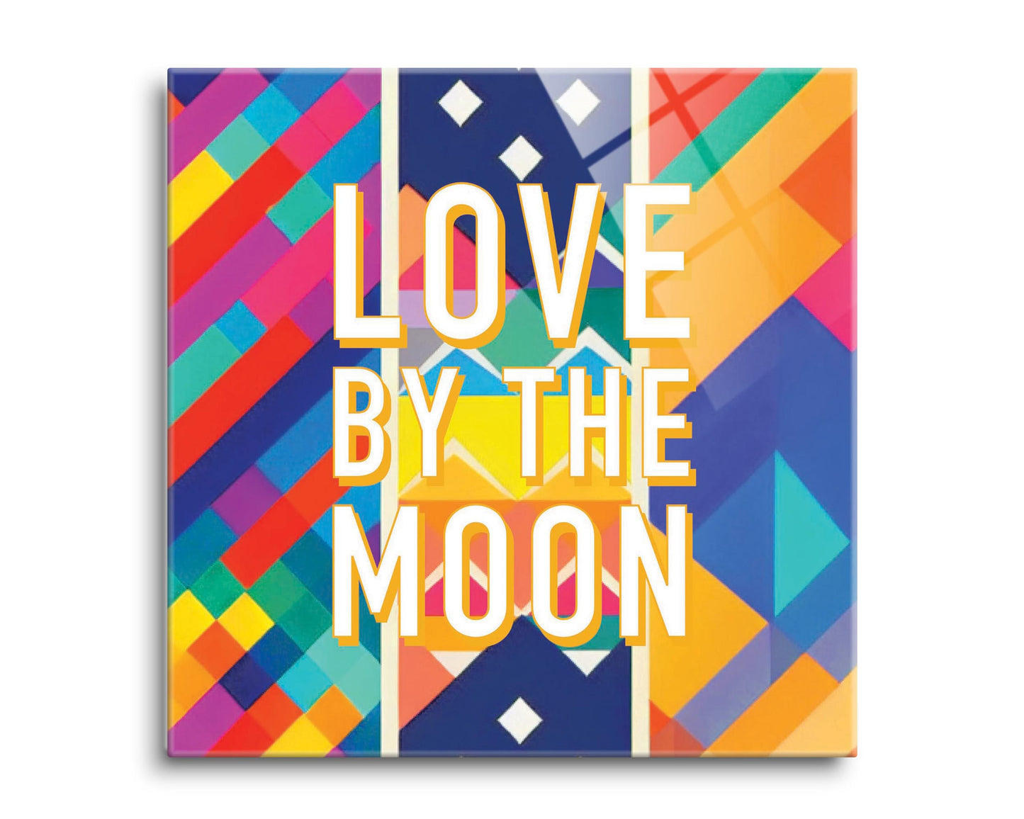 Love By The Moon | Hi-Def Glass Art | Eaches | Min 2