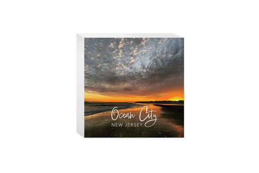 OCNJ Photo With Text | Wood Block | Eaches | Min 4