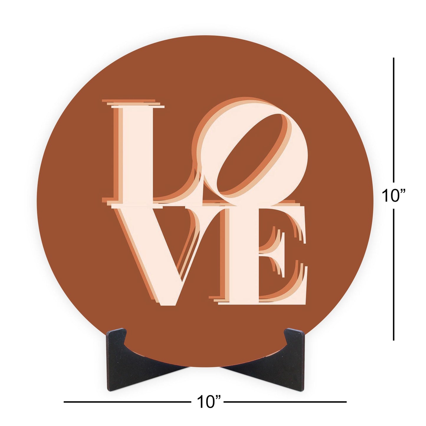 Modern Minimalist Pennsylvania Love Dark | Wood Sign | Eaches | Min 1