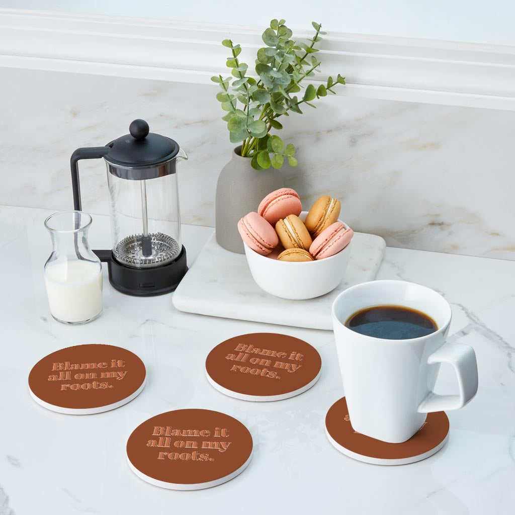 Modern Minimalist Arkansas Roots | Absorbent Coasters | Set of 4 | Min 2