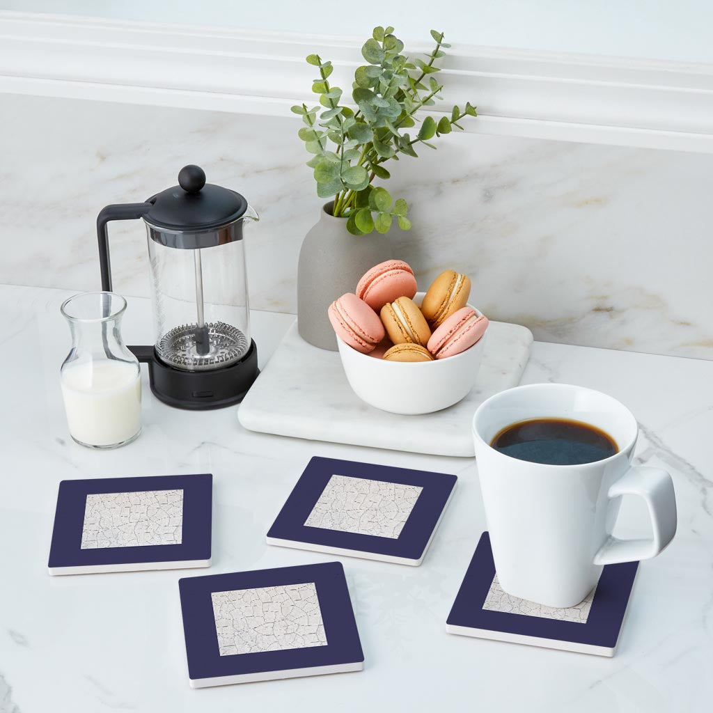 Nautical Flag Papa | Absorbent Coasters | Set of 4 | Min 2