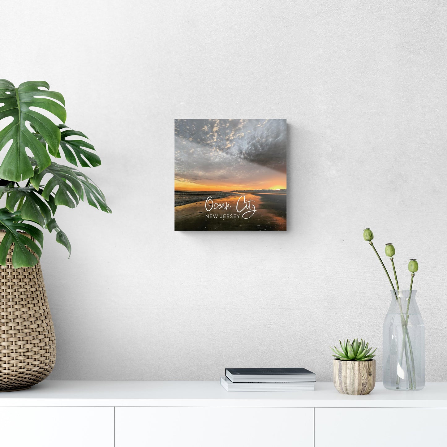 OCNJ Photo With Text | Hi-Def Glass Art | Eaches | Min 1