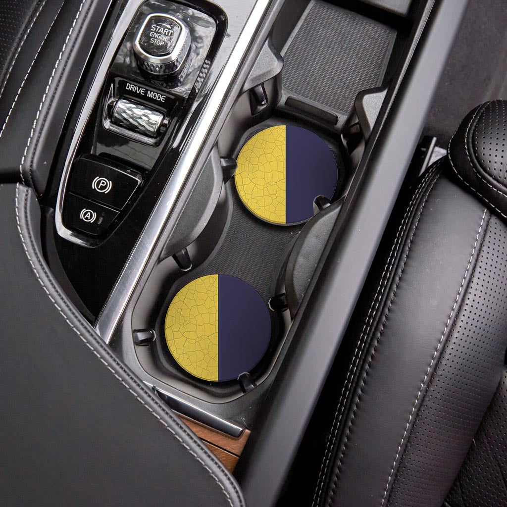 Nautical Flag Kilo| Absorbent Car Coasters | Set of 2 | Min 4