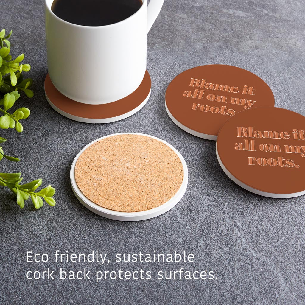 Modern Minimalist Arkansas Roots | Absorbent Coasters | Set of 4 | Min 2