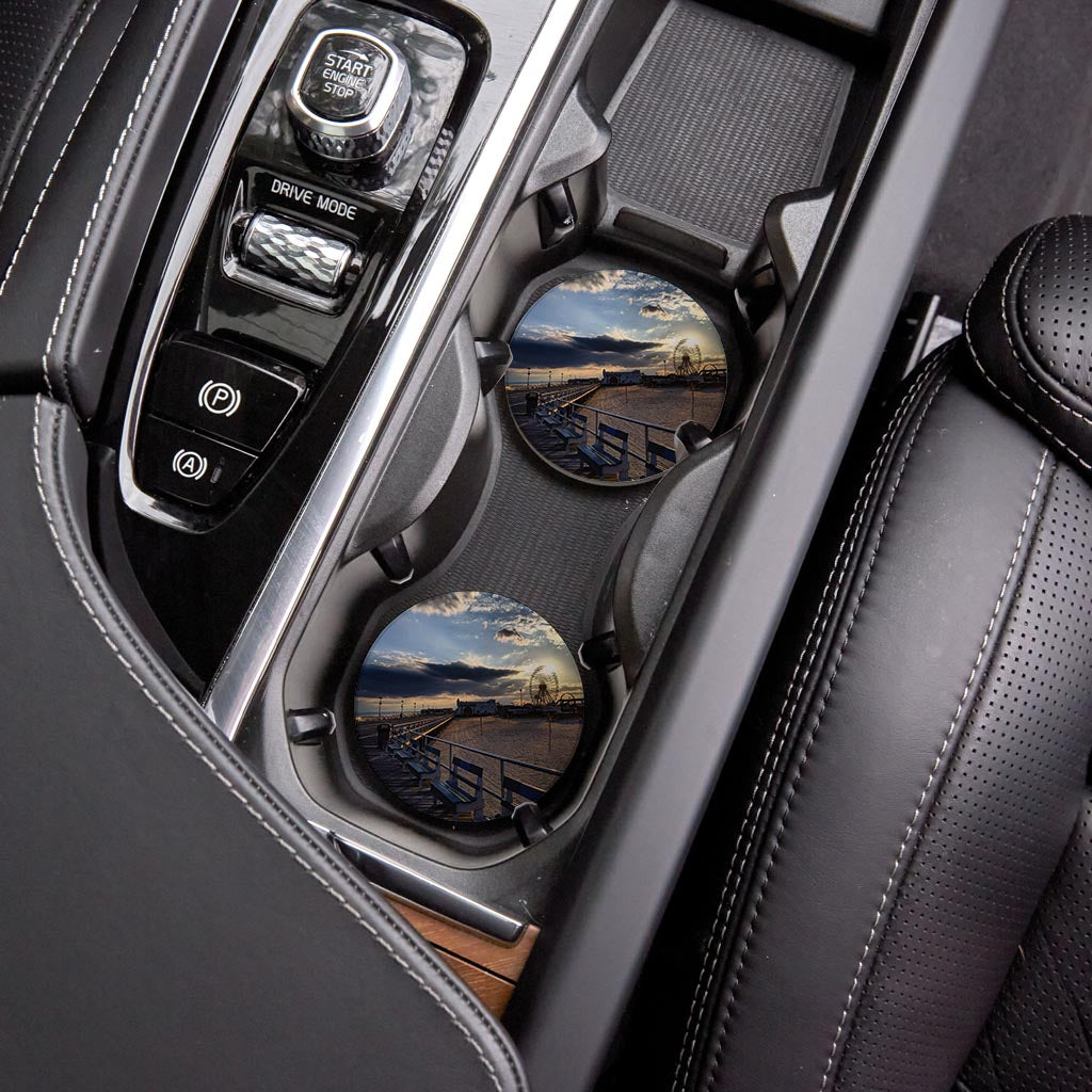 OCNJ Photo | Absorbent Car Coasters | Set of 2 | Min 4