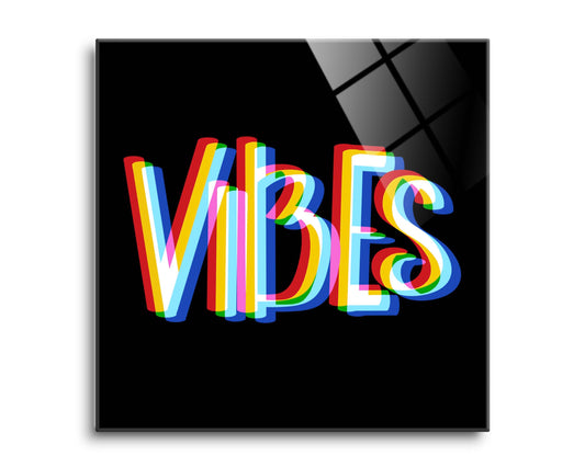 Funky Vibes Illusion In Black | Hi-Def Glass Art | Eaches | Min 2