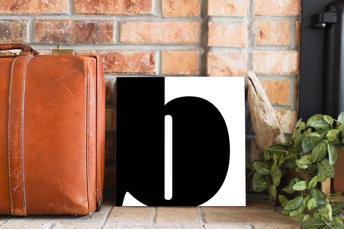 Fun Chunky Monogram B | Wood Sign | Eaches | Min 2